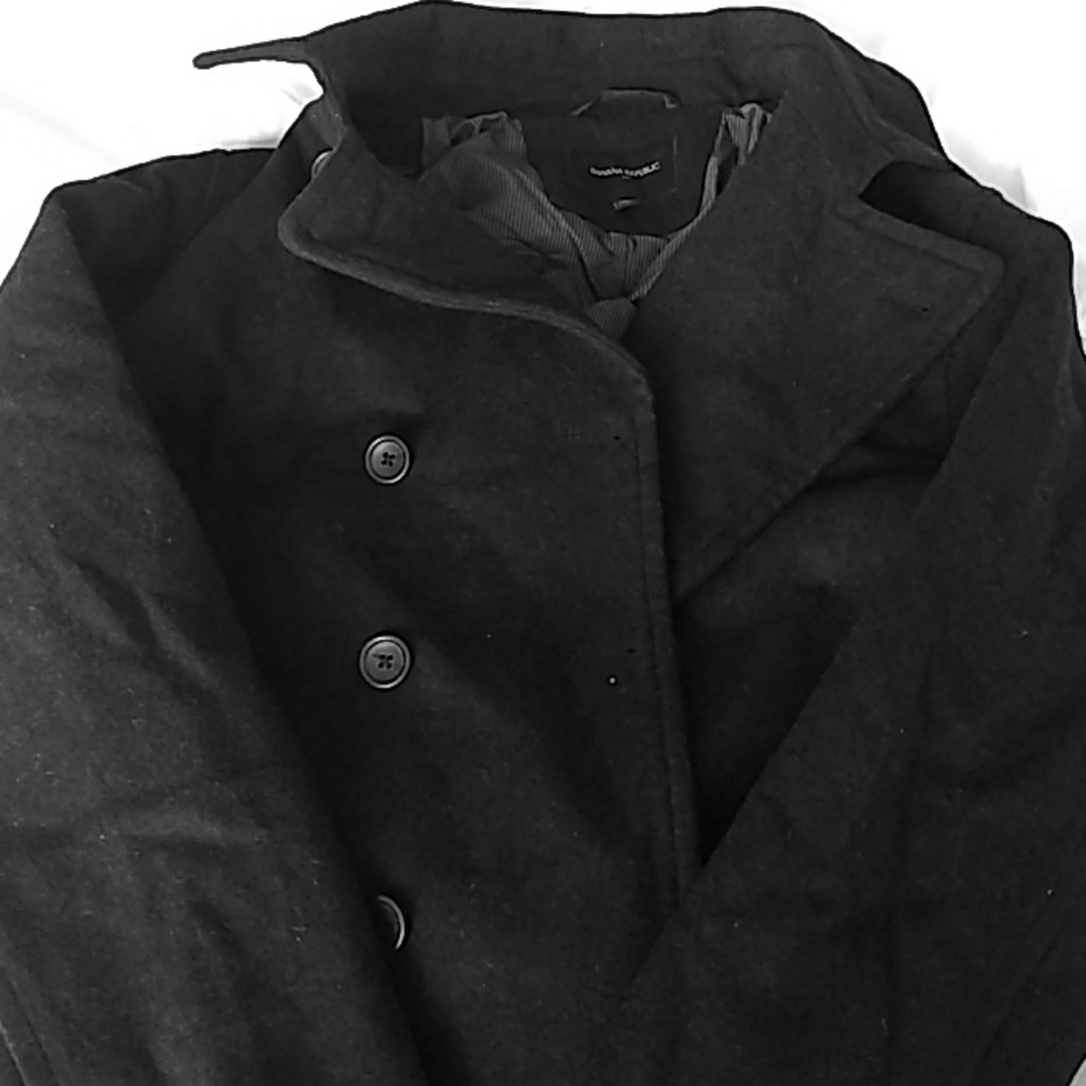 Men's Banana Republic Peacoat.